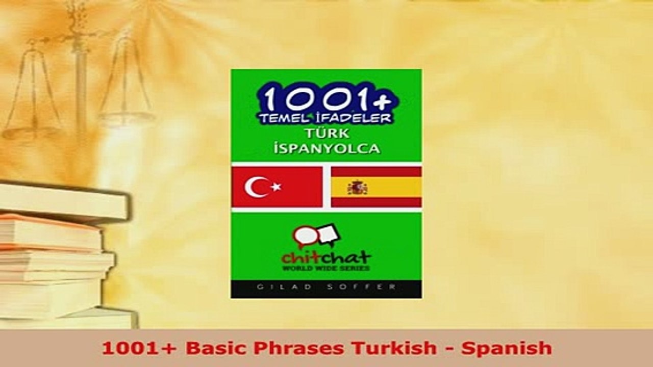 PDF  1001 Basic Phrases Turkish  Spanish Download Online