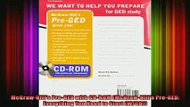 Read  McGrawHills PreGED with CDROM McGrawHills PreGED Everything You Need to Start  Full EBook