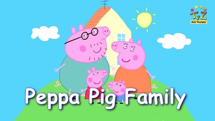 FINGER FAMILY  PEPPA PIG  The Finger Family song  TyZ Kids Channel