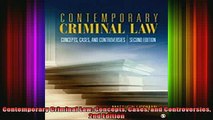 Read  Contemporary Criminal Law Concepts Cases and Controversies 2nd Edition  Full EBook