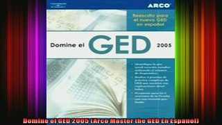 Read  Domine el GED 2005 Arco Master the GED En Espanol  Full EBook