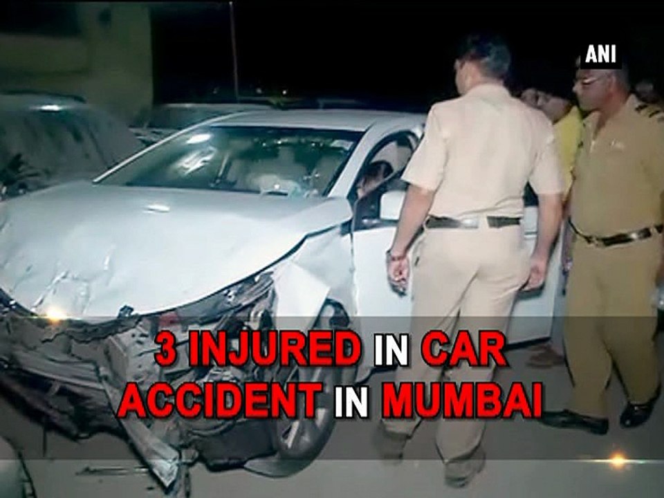 3 injured in car accident in Mumbai