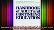 Read  Handbook of Adult and Continuing Education 7by10inch format The JosseyBass Higher  Full EBook
