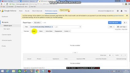 How to Check All time Clicks on your Adsense Account
