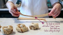 How to knot dough to make fancy buns & kanelbullar