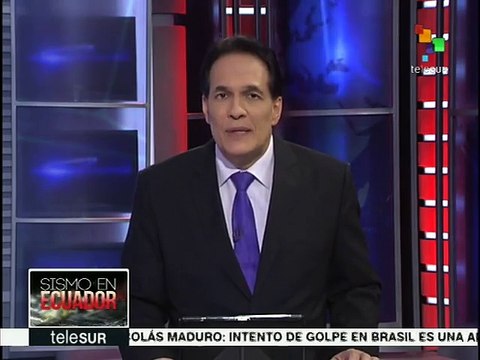 Se incrementa a 525 cifra de fallecidos por terremoto en Ecuador