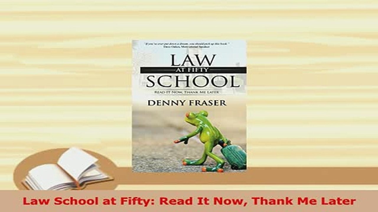 Download  Law School at Fifty Read It Now Thank Me Later Download Online