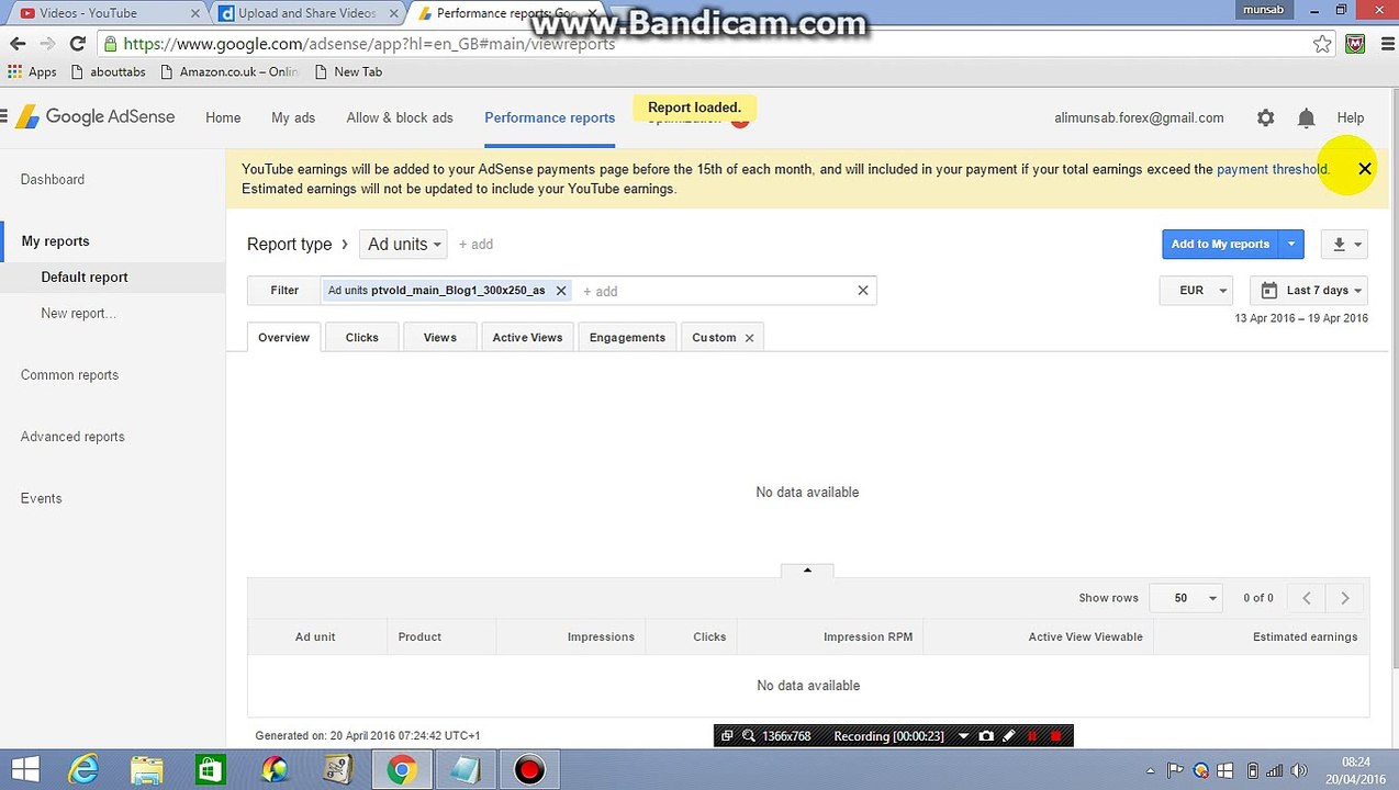 How to Check All time Views on your Adsense Account