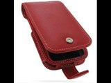 PDair Leather Case for Samsung Galaxy S GT-i9000 - Flip Type (Red)