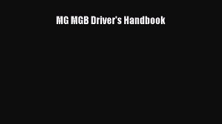 [Read Book] MG MGB Driver's Handbook Free PDF