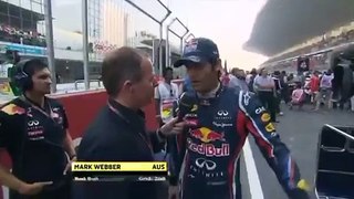 New Delhi 2011 - Mark Webber Interview