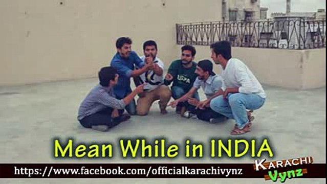 Meanwhile In INDIA By Karachi Vynz Official pakistni vines entertainers 2016 {king of fun}