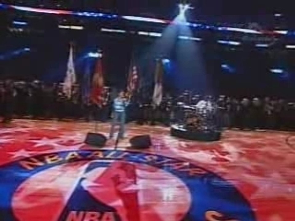 Christina Aguilera - Star Spangled Banner @ NBA All Star
