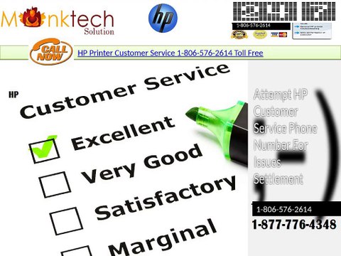 Call HP printer Customer Service Number 1-806-576-2614 Tollfree Number