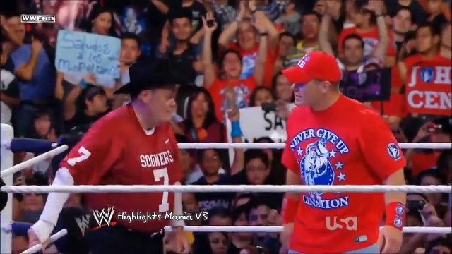 WWE-Raw-18-April-2016-Highlights -Roman-Reigns-Vs-John-Cena-Wrestlemania-33-Highlights