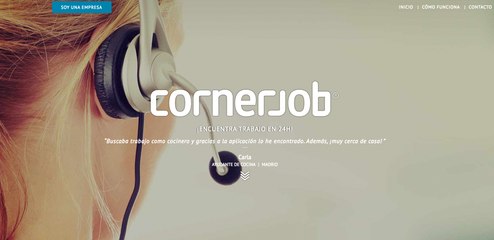 CornerJob: aplicación para buscar trabajo desde el móvil