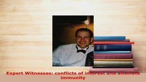 PDF  Expert Witnesses conflicts of interest and absolute immunity  Read Online