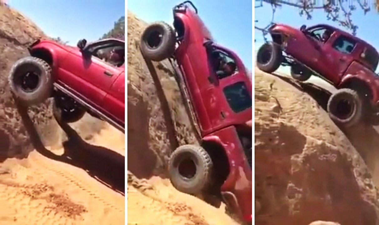 Truck Makes Impossible Climb