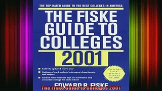 READ book  The Fiske Guide to Colleges 2001 Full EBook