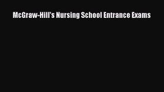Download McGraw-Hill's Nursing School Entrance Exams PDF Online
