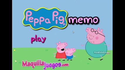 Peppa Pig Games - Peppa Pig Memo Game | Peppa Pig English Episodes for Kids