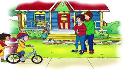 Caillou Can Ride a Two-Wheeler