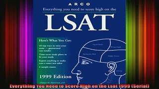 READ book  Everything You Need to Score High on the Lsat 1999 Serial Full Free