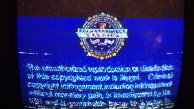 Opening to extremely damaged VHS of batman begins 2005 VHS