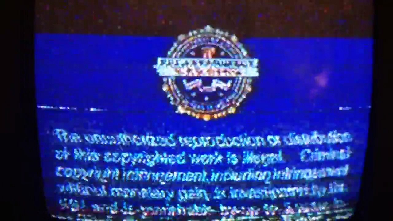 Opening to extremely damaged VHS of batman begins 2005 VHS