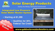 Gainesville, FL QDD Solar - Low Pressure Solar Water Heater System Installation