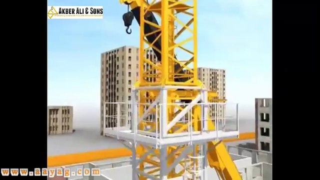 Tower Crane Assembly with Climber Demo