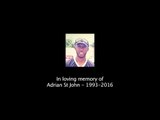 Adrian St John - His fellow Chris Gayle Academy members pay tribute