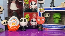 Funko Pop The Nightmare Before Christmas Toys Unboxing   Kinder Surprise Eggs Toy Opening