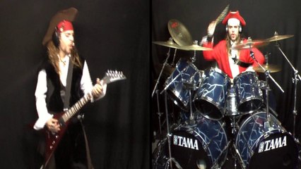 Alestorm - The Sunk'n Norwegian (Drums & Guitar cover) [HD]