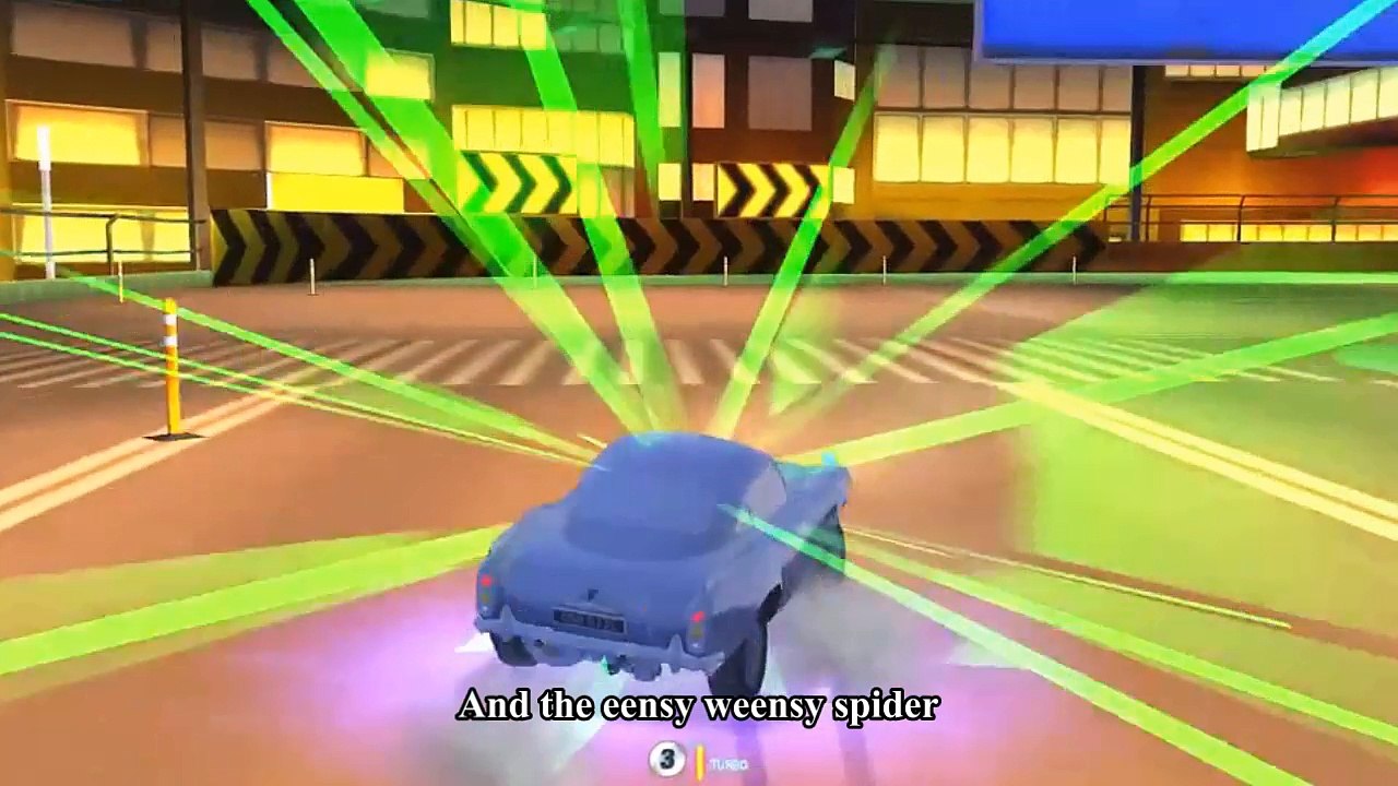 Cars Songs For Kids ♪ The Eensy Weensy Spider ♪ Finn McMissile Veloso Compilation