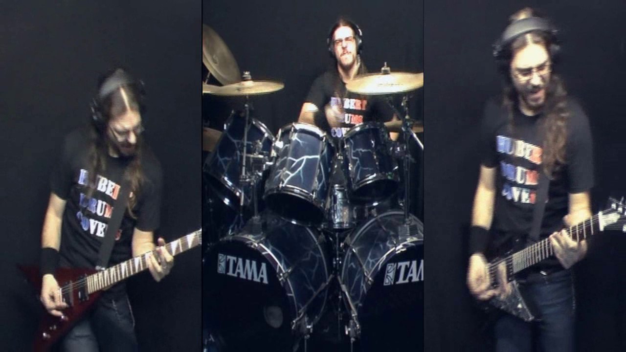 Crucified Barbara - Into The Fire (Drums & Guitar cover) [HD]
