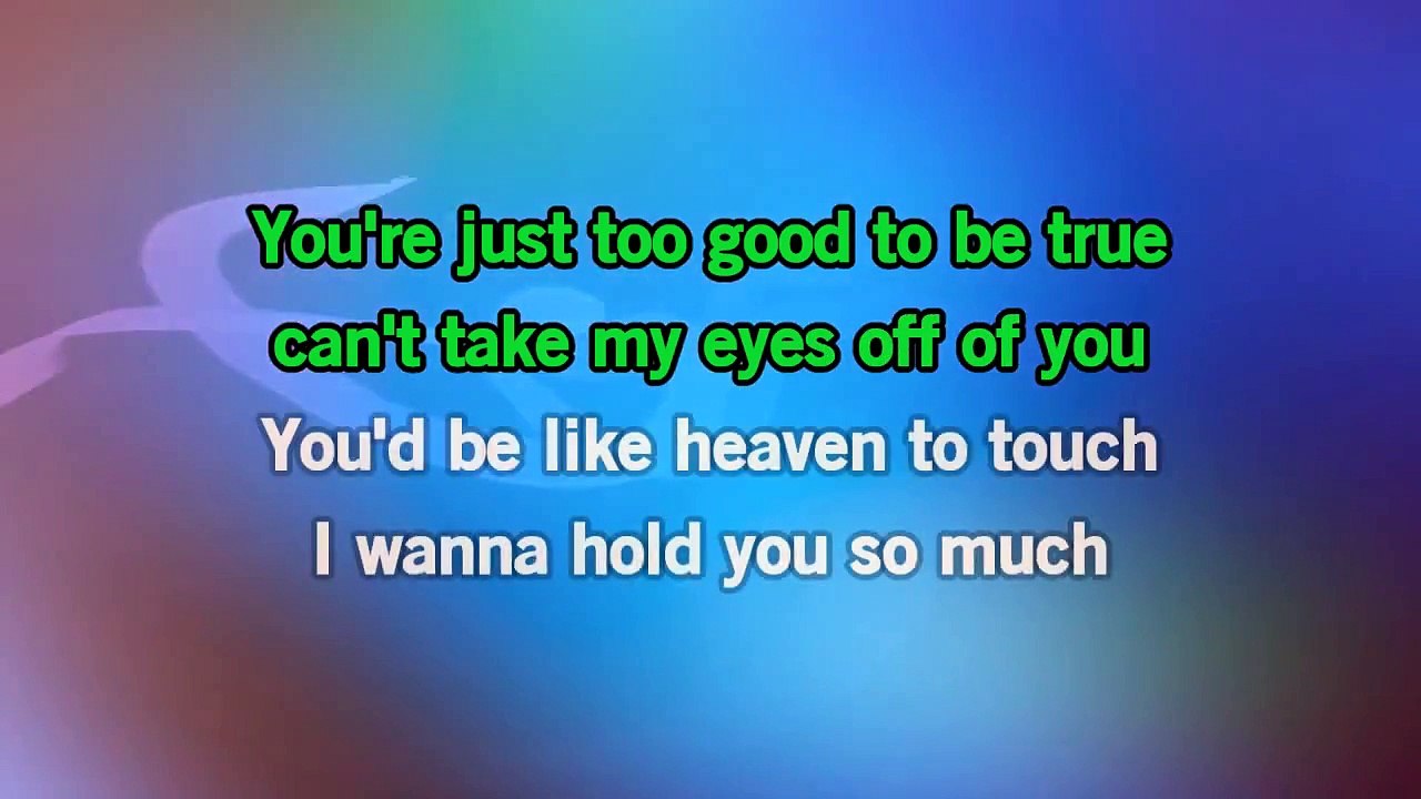 Karaoke Cant Take My Eyes Off Of You - The Overtones *