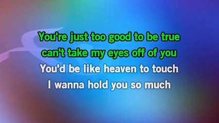 Karaoke Cant Take My Eyes Off Of You - The Overtones *