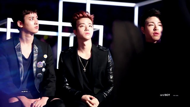 [Fancam]151107 iKON JINHWAN 진환 Reaction to MONSTA X - HERO