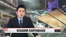 Ecuador quake death toll soars to 507 and Japan death toll still at 47