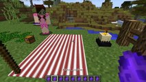 PopularMMOs | Pat And Jen Minecraft: OUTDOOR FURNITURE! | Command Creation