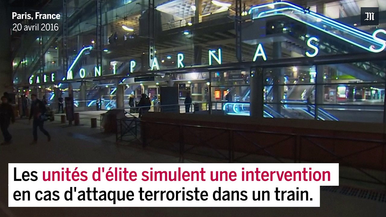 Attaque terroriste fictive à Montparnasse : la BRI, le Raid et le GIGN s'exercent ensemble
