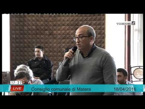 Matera consiglio comunale 18 aprile 2016