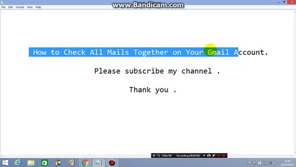 How to Check All Mails Together on Your Gmail Account
