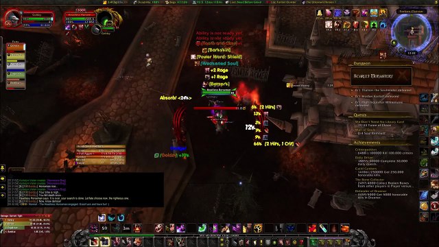 Epic tanking of The Headless Horseman :D World of Warcraft