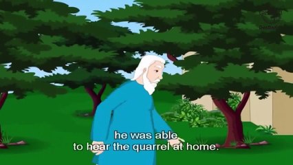The Bundle Of Sticks - Aesops Fables In Hindi - Animated/Cartoon Tales For Kids