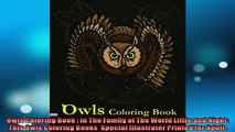READ book  Owls Coloring Book  In The Family of The World Little and Night This Owls Coloring Books  BOOK ONLINE