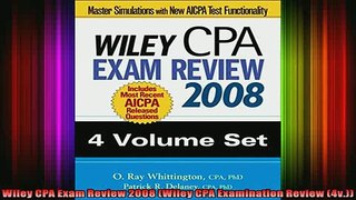 READ book  Wiley CPA Exam Review 2008 Wiley CPA Examination Review 4v Online Free