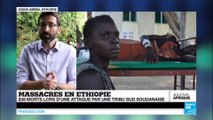 Massacres en Éthiopie - 208 morts lors d'une attaque par une tribu sud soudanaise