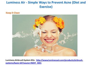 Luminess Air - Simple Ways to Prevent Acne (Diet and Exercise)